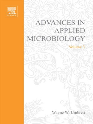 cover image of Advances in Applied Microbiology